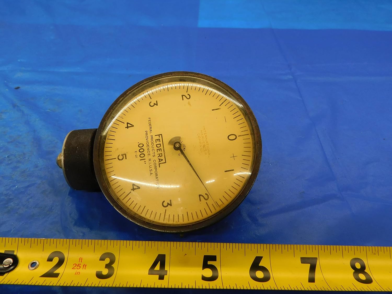 Federal Full Jeweled DIAL Indicator Model # E-2I .0001" Graduation E2-1 USA Made - MB5822AA2