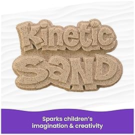 Kinetic Sand, 5.5lbs (2.5kg) Natural Brown Play Sand for Arts and Crafts, Sandbox, Amazon Exclusive (Packaging May Vary), Sensory Toys, Holiday Gifts & Stocking Stuffers for Kids Ages 3 and up