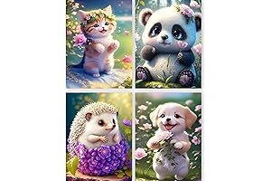 4 Pack Diamond Painting Kits for Adults