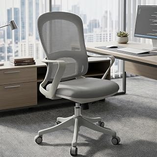 MRC Robo Ergonomic Office Chair (Mid-Back) – Revolving Breathable Mesh Desk Chair for Work from Home & Study–Lumbar Suppor... Price In India