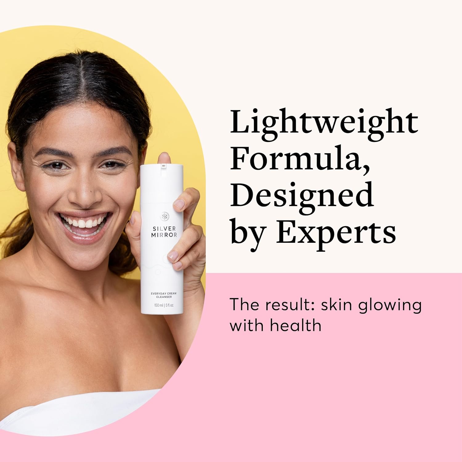 Facial Cleanser Face Wash with Grapeseed Oil, Gentle Hydrating Cleanser to Remove Makeup Oil and Impurities, Brightening Cream Cleanser, 5 Fl Oz