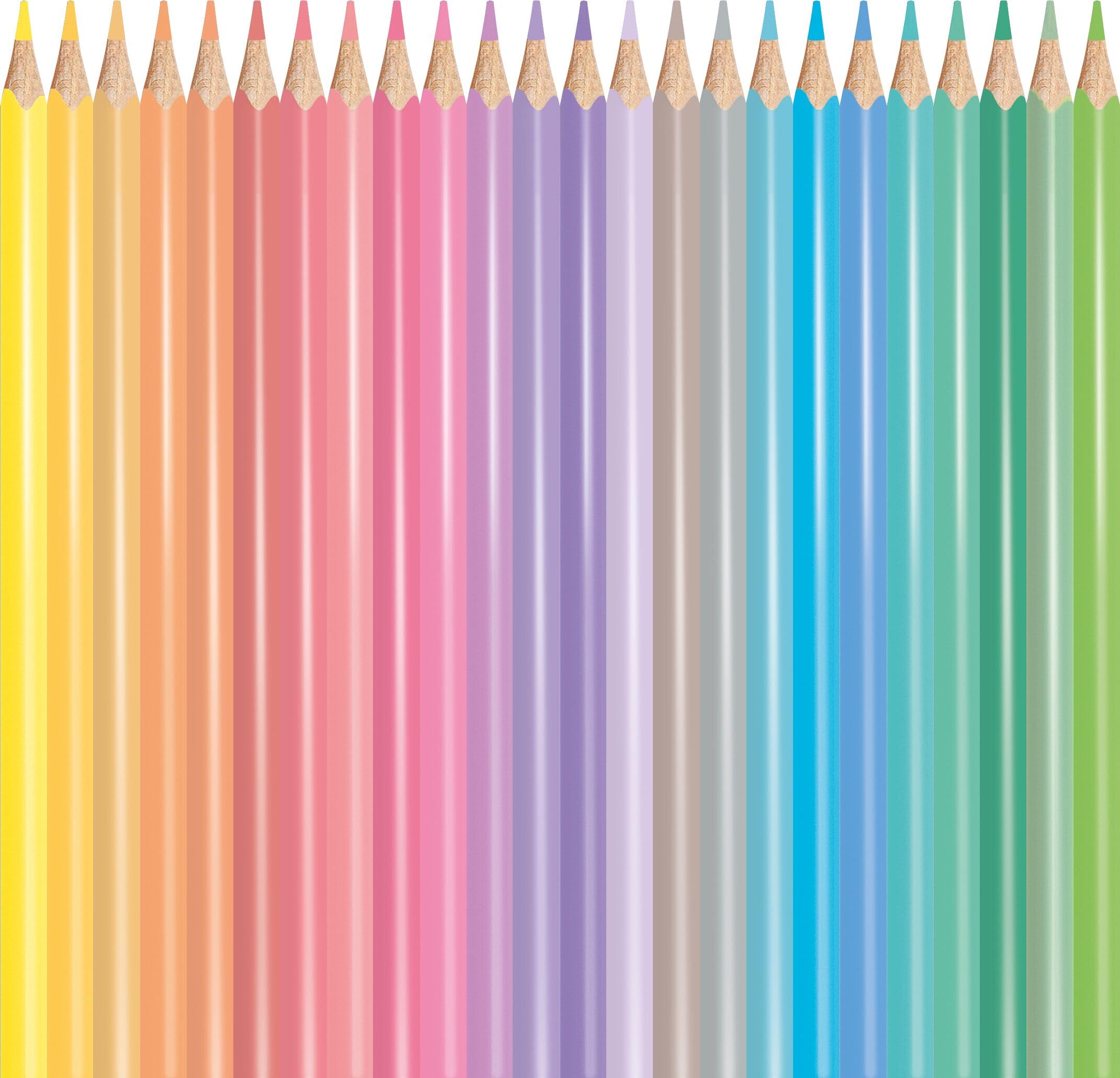 Image secondaire de Crayons de Couleur Pastels Color'Peps - Pochette de 24 Crayons Ergonomiques en Bois