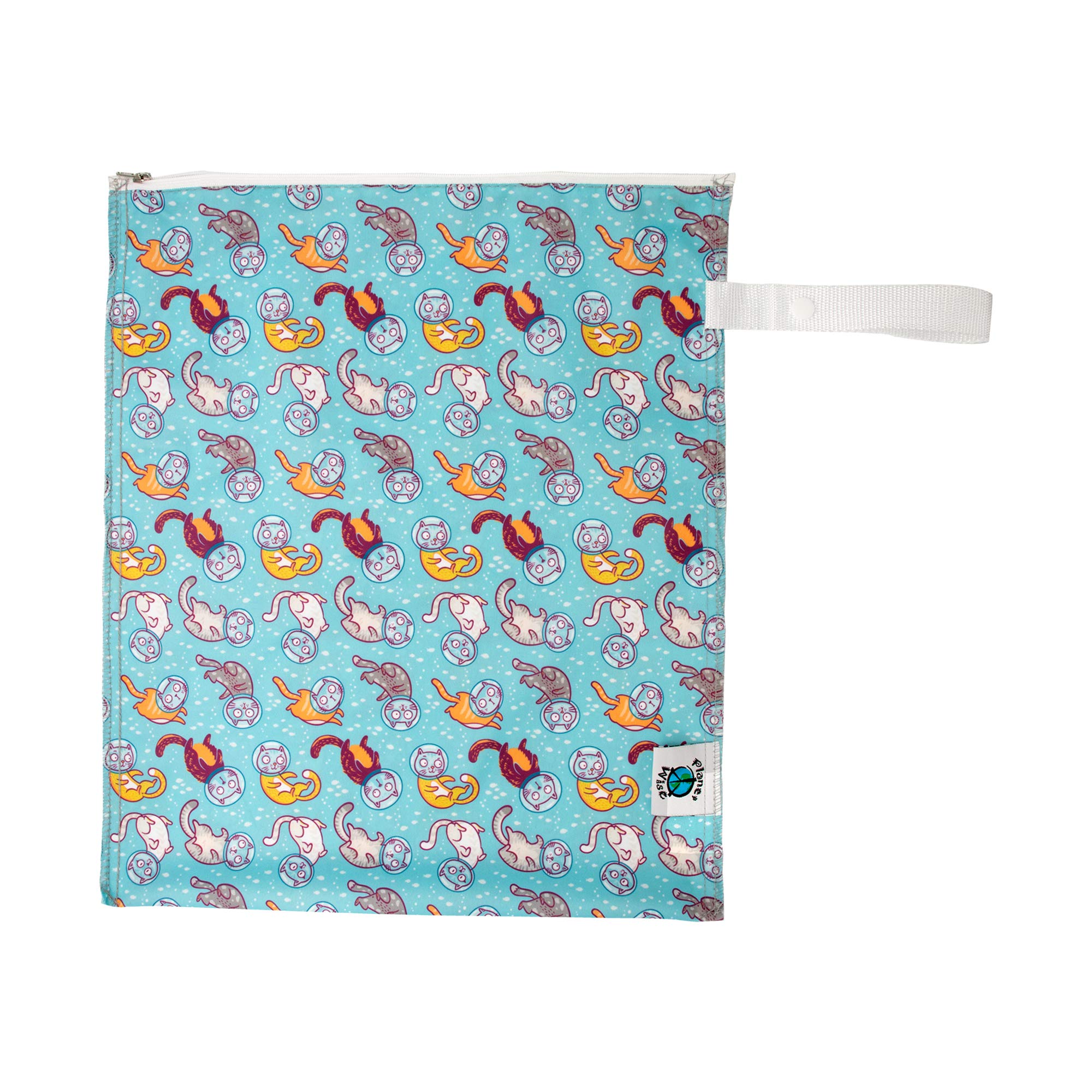 Planet Wise Medium Lite Wet Bag - Cat-a-strophic