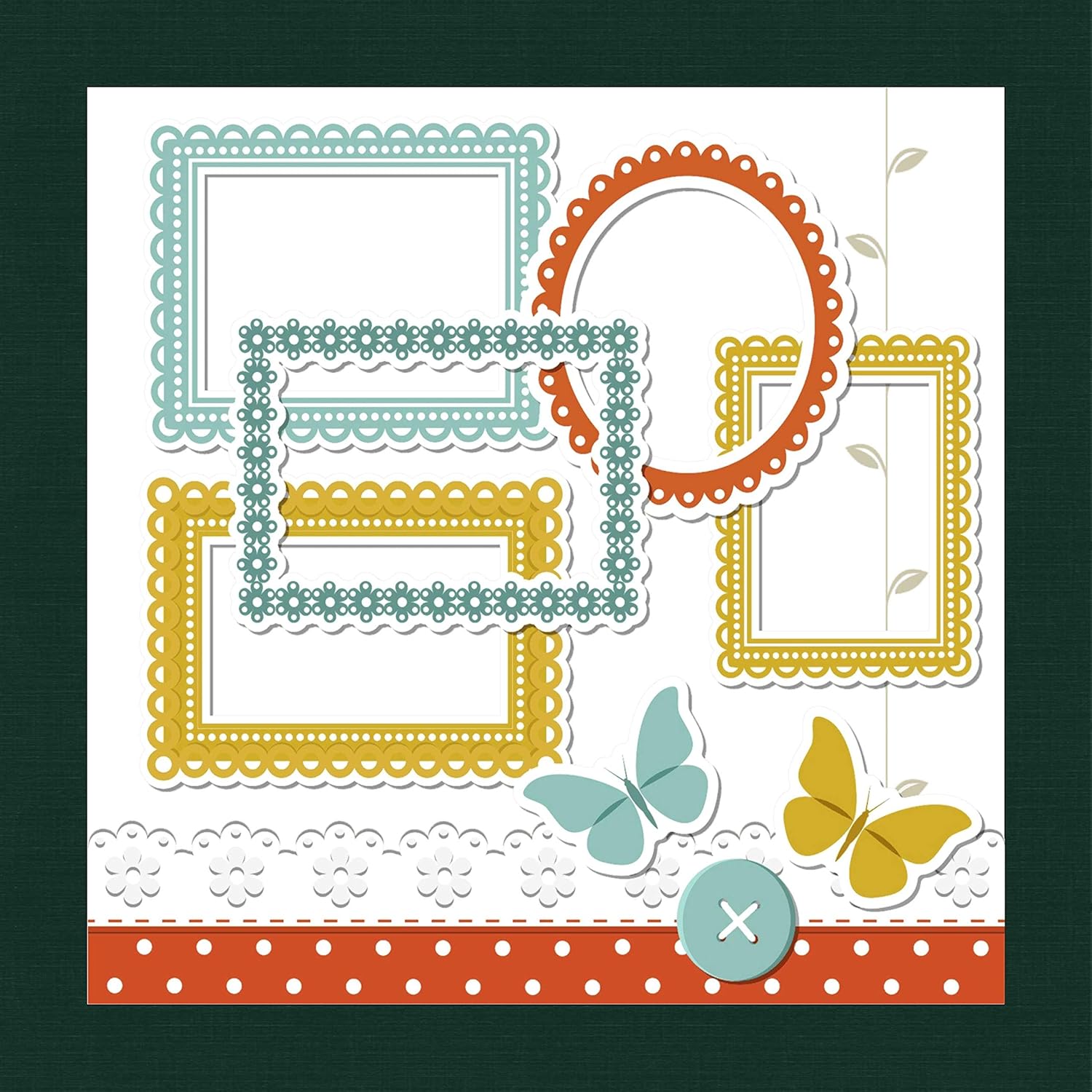 20 Dark Green Linen 80# Cover Paper Sheets - 11" X 14" (11X14 Inches) Scrapbook|Picture-Frame Size - 80 lb/pound Card Weight - Fine Linen Textured Finish - Deep Dye Quality Cardstock