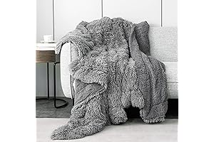 Pawque Queen Size Fuzzy Blanket, Luxuriously Soft and Plush for Your Royal Slumber