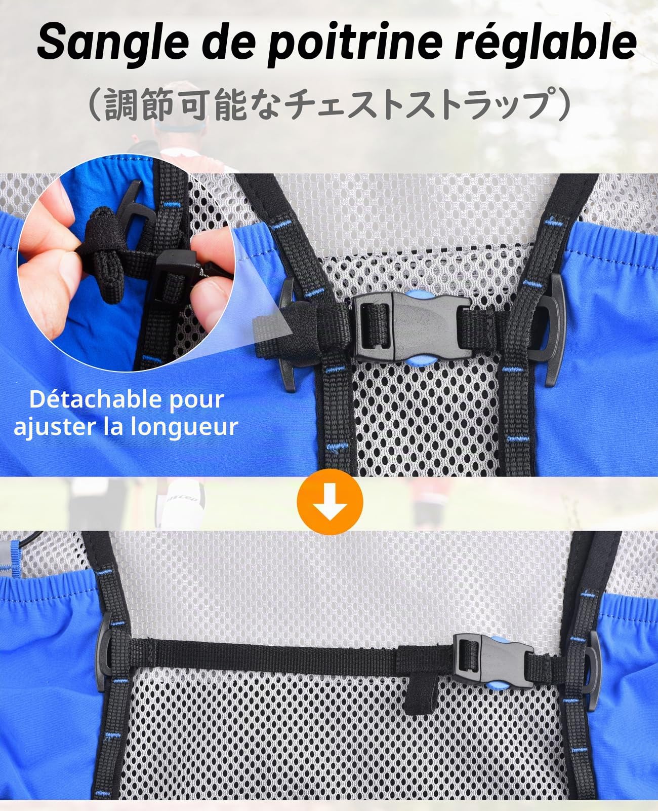 TRIWONDER Gilet Trail Ultra Léger 2,5L Veste Running Sac Hydratation pour Homme Femme Marathon Randonnée