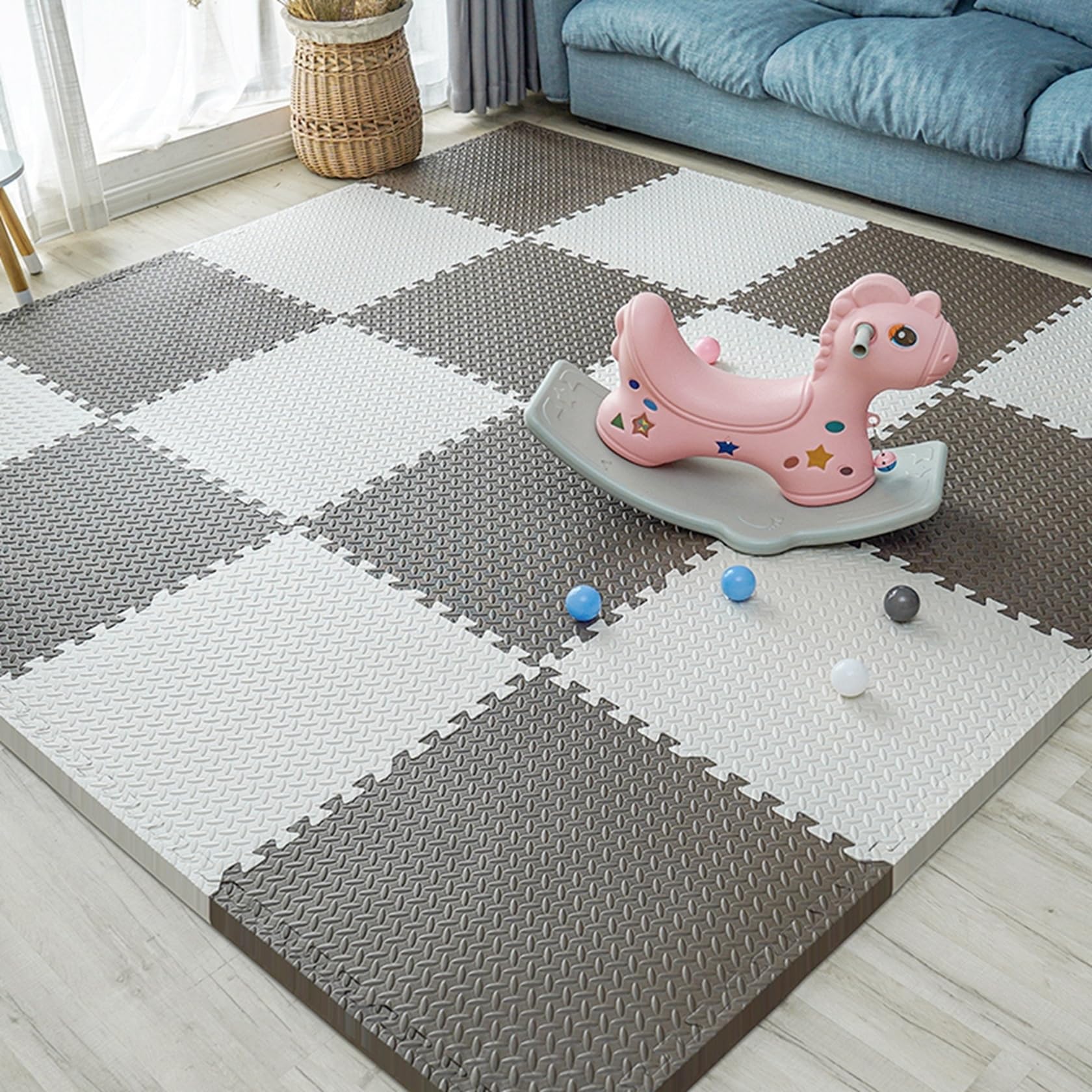 Amazon.co.jp: クッションフロア マット 赤ちゃん カラー22 60*2.5*16