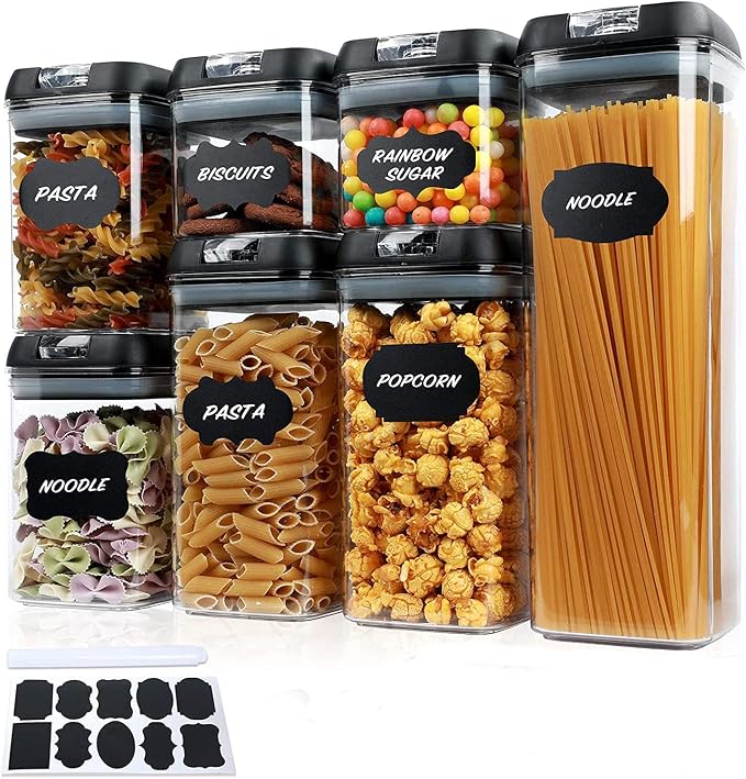Taylor & Brown 7pc Clear Airtight Food Storage Container