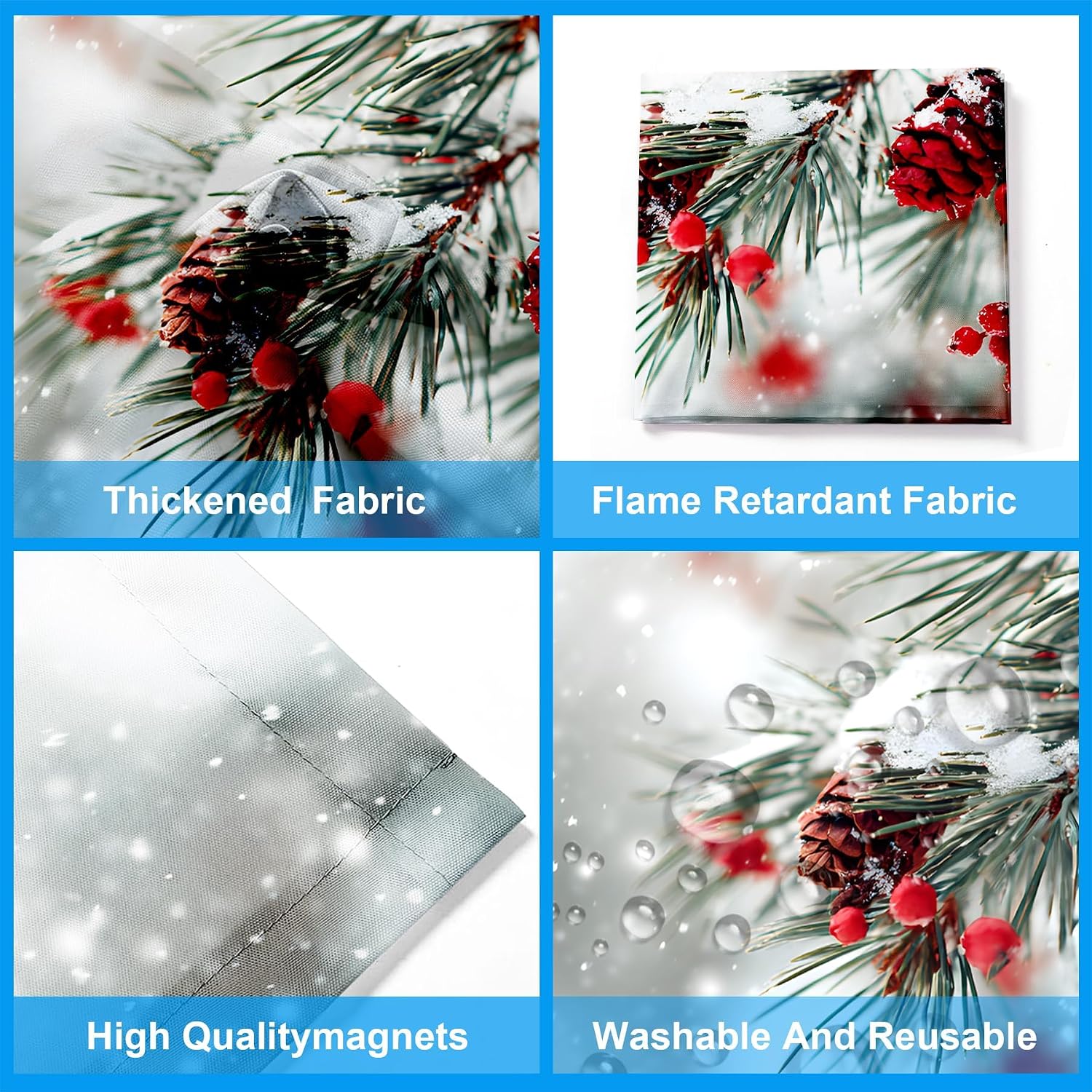 2 Pack Fluorescent Light Covers- 4 x 2 Feet Magnetic Ceiling Light Cover Room Supplies (Color 6)