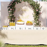 Vista 3 de Elevadores para buffet con mini letreros, elevadores de comida para mesa de buffet, soporte de exhibición para postres de catering, cajas acrílicas