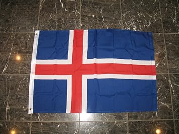 2x3 Iceland Flag 2x3 German Rough tex Knitted Flag Banner