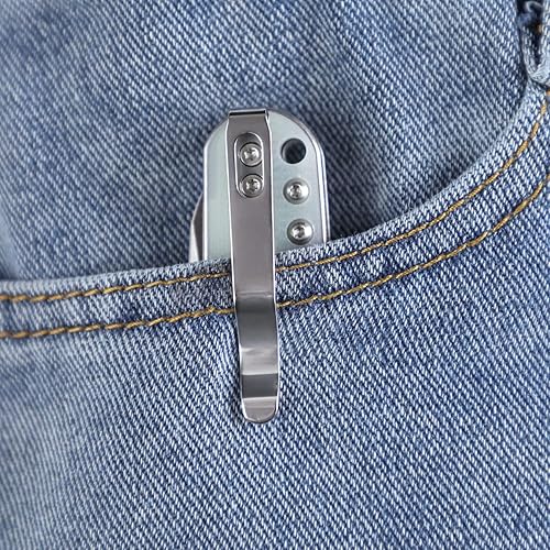 Miniatura 6 de Kizer LP EDC Cuchillo Negro Micarta Mango 154CM Cuchillo de Bolsillo de Acero, Cuchillos Plegables Flipper V3610C1