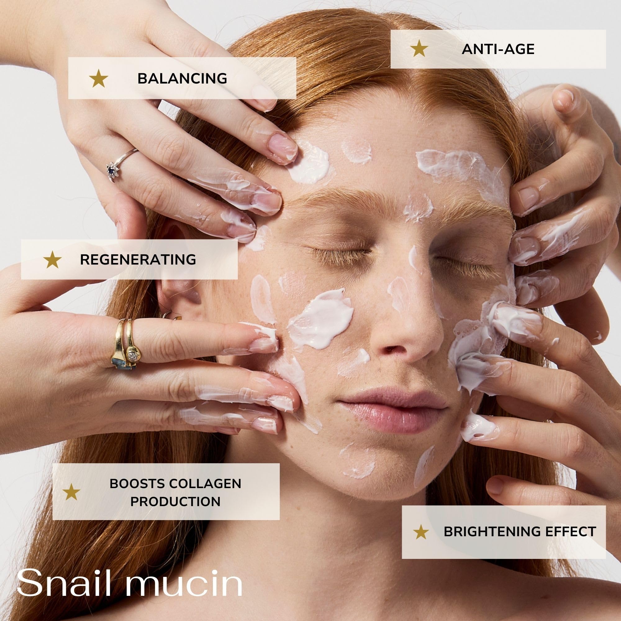 DEMETRA Crema Antiarrugas Mujer - Skincare, Crema Baba de Caracol y Contorno De Ojos Antiarrugas Mujer (Fórmula mejorada - Crema y contorno de ojos)