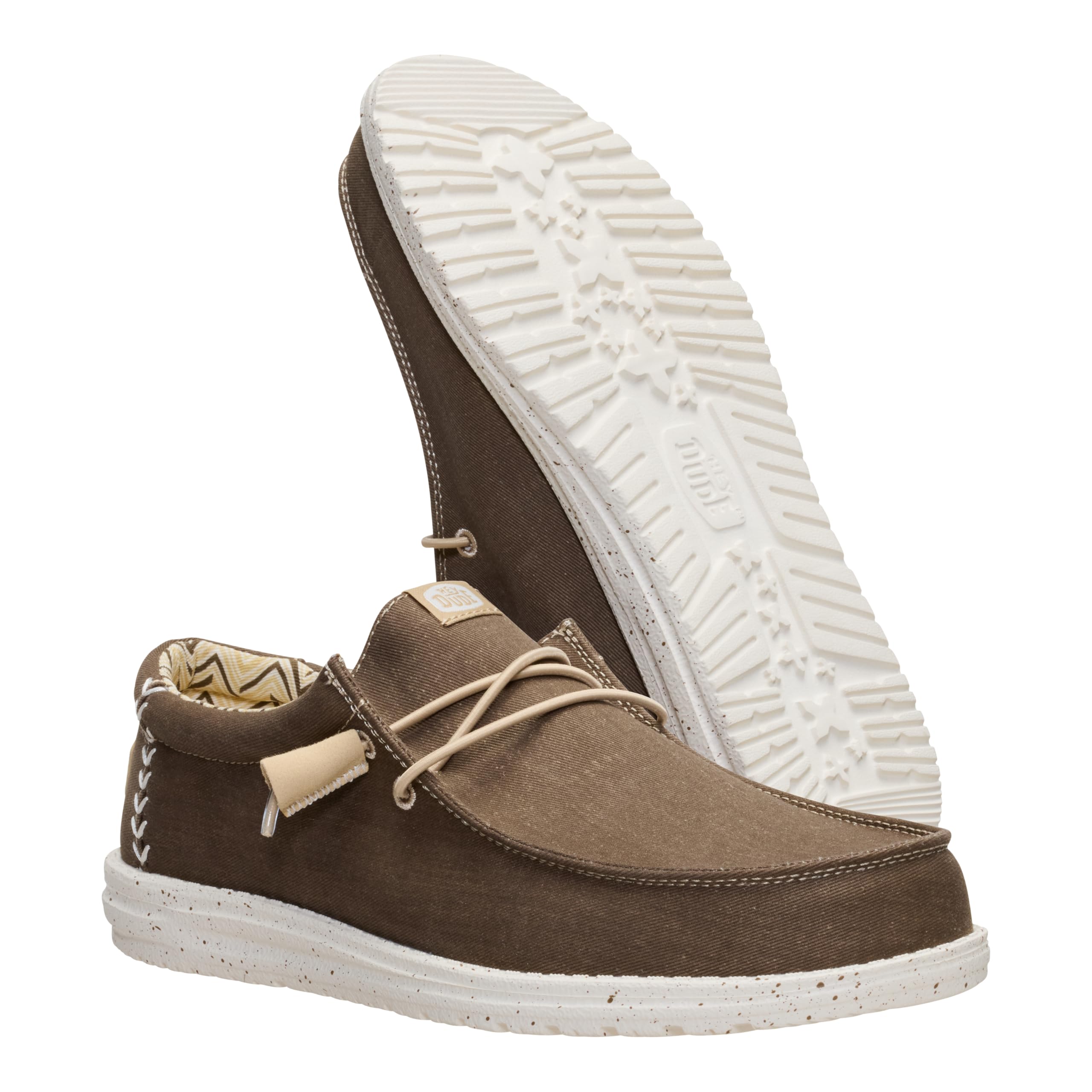 HEYDUDE Slip On Wally Stretch Canvas Natural 40
