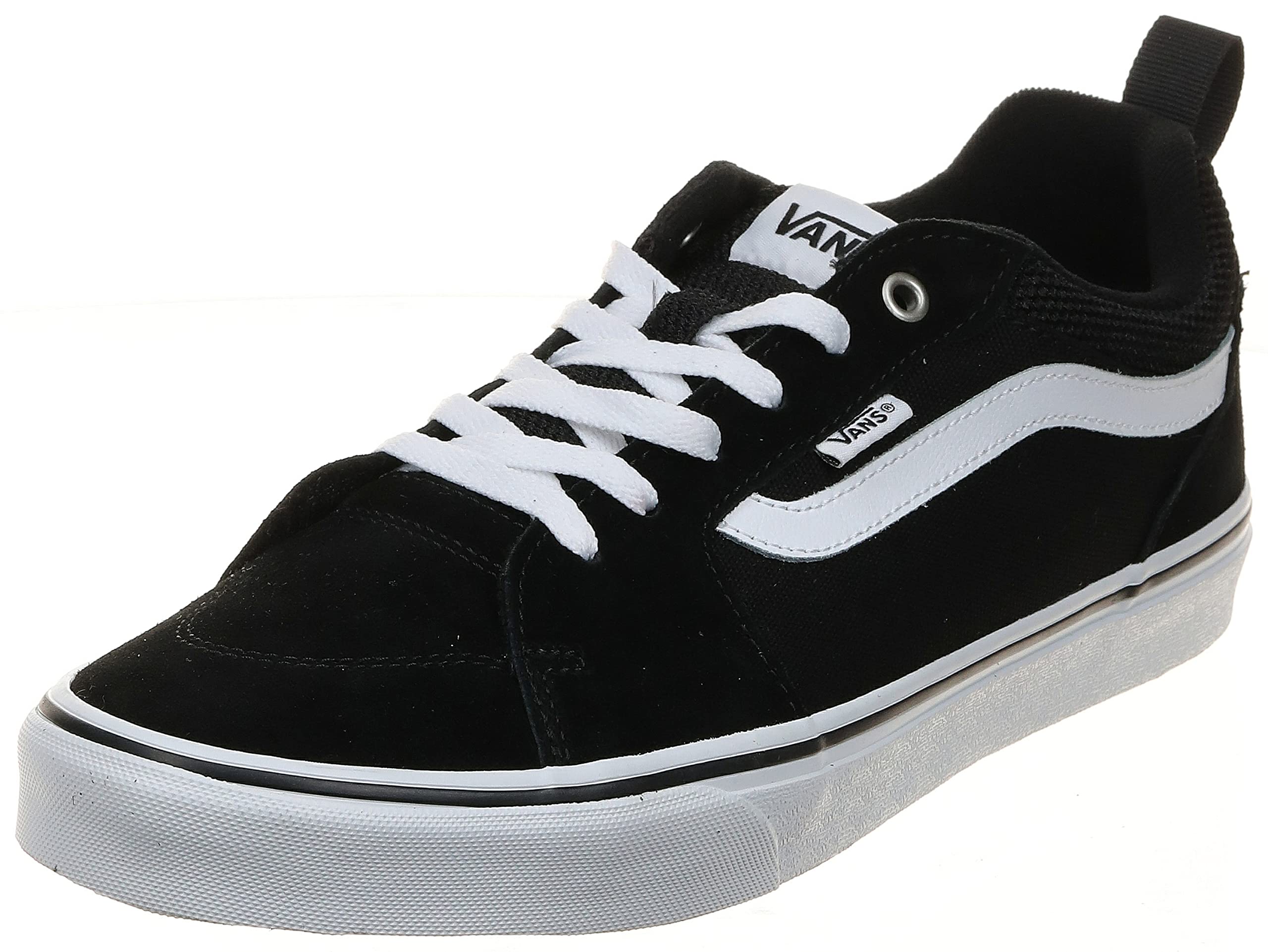 Baskets Vans Filmore Homme en Suède et Toile Noir et Blanc
