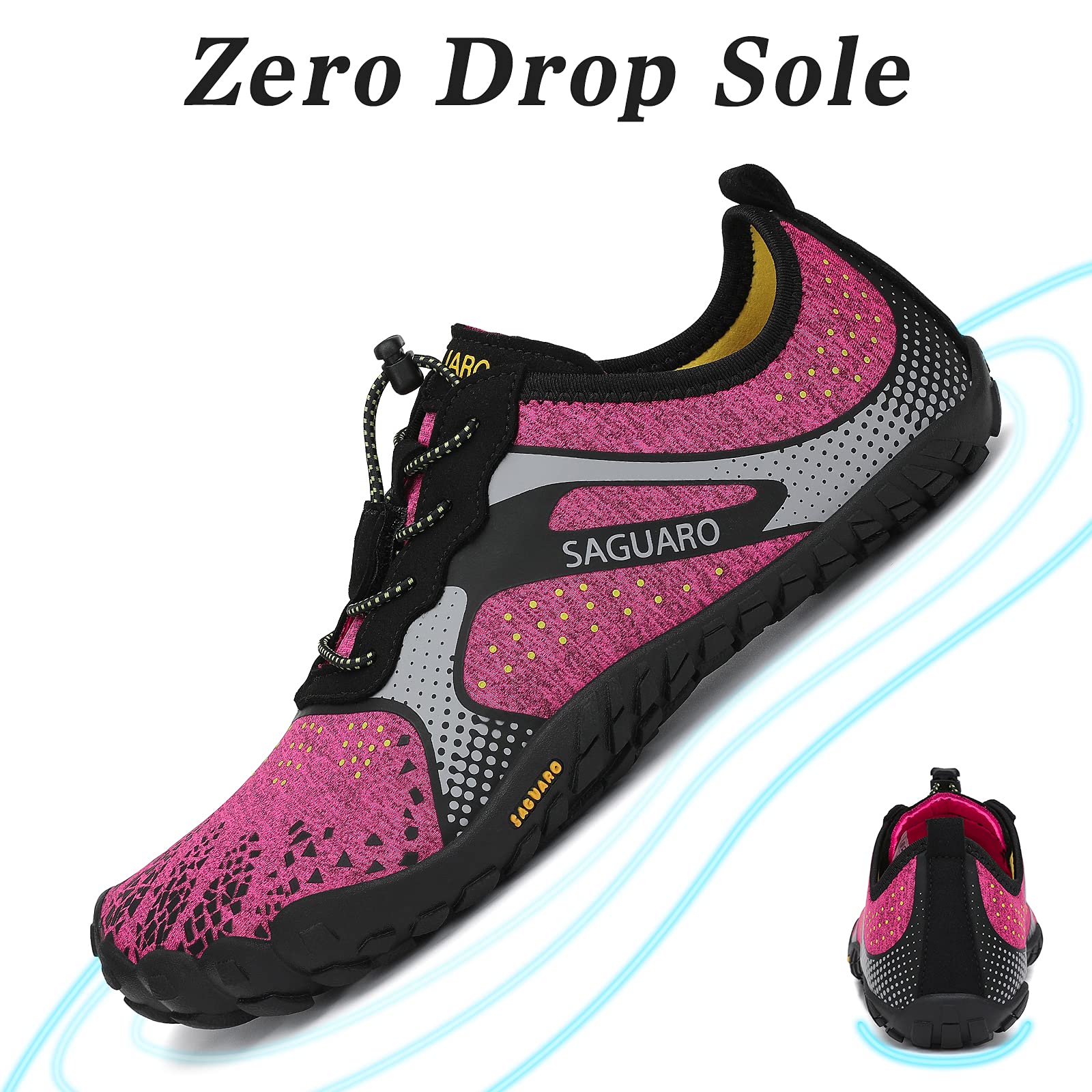 SAGUARO Scarpe Barefoot Minimaliste Uomo Donna Scarpe Outdoor e Indoor Multisport - Morbido Comode e Leggere