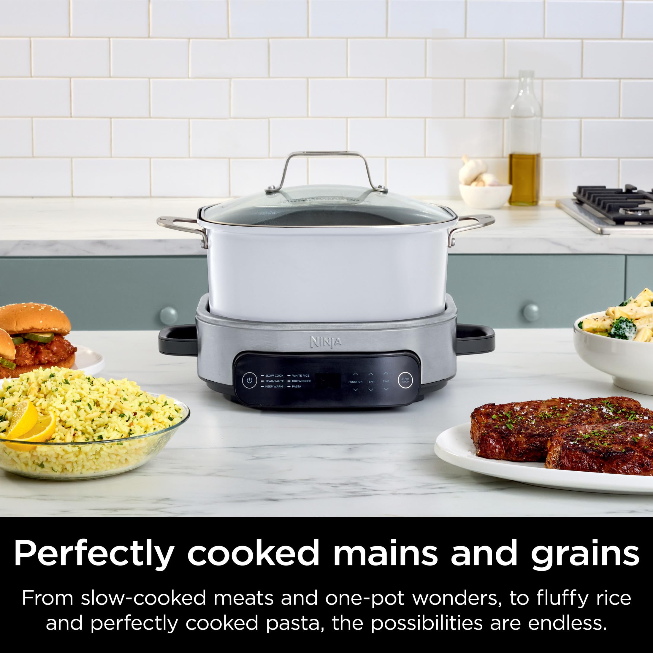 Ninja Foodi 6.5 Qt Possible Cooker, 6 in1 Multi-Cooker, Slow