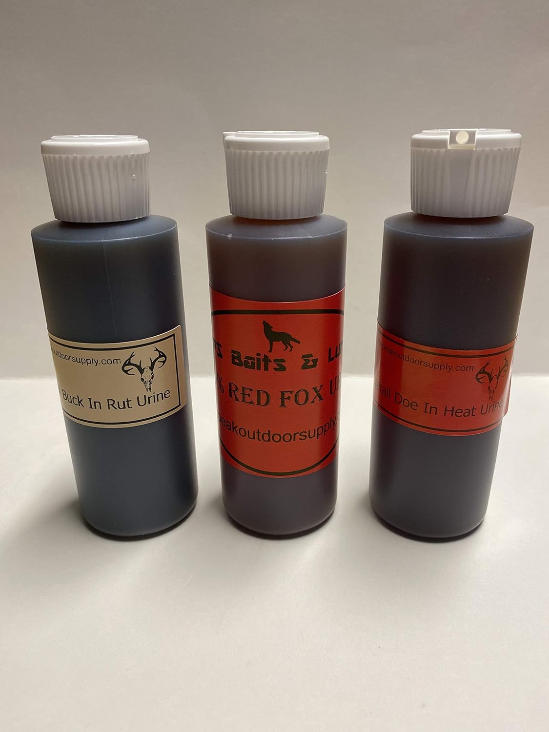 FPS Big Buck Whitetail Deer Urine Pure Active Lure Buck Hunting Scent 4 oz. Bottles