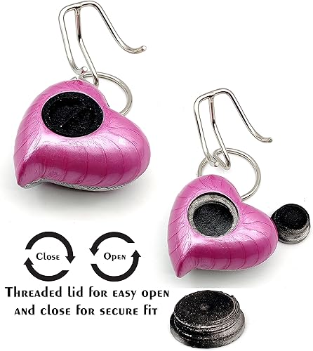 Miniatura 6 de Urna de recuerdo de corazón rosa, mini urna de ceniza, pequeña urna de cremación hecha a mano para cenizas, homenaje a tu ser querido, perfecta para