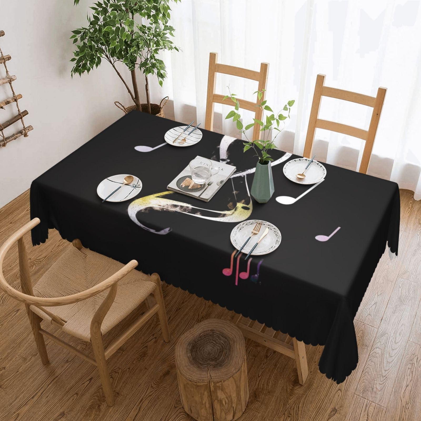 Nappe rectangulaire pour décoration extérieur et intérieur table de jardin
