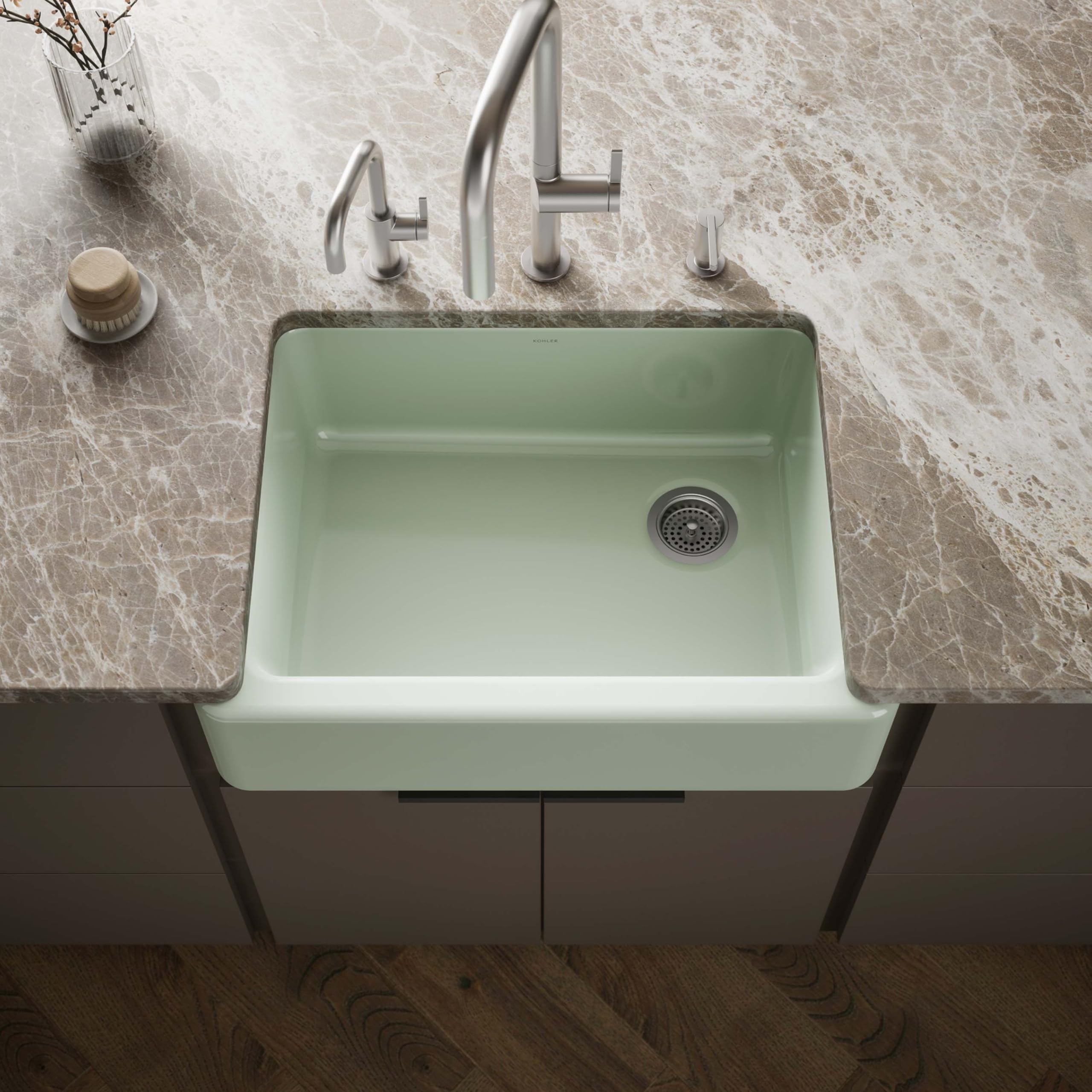 KOHLER Whitehaven Farmhouse Kitchen Sink