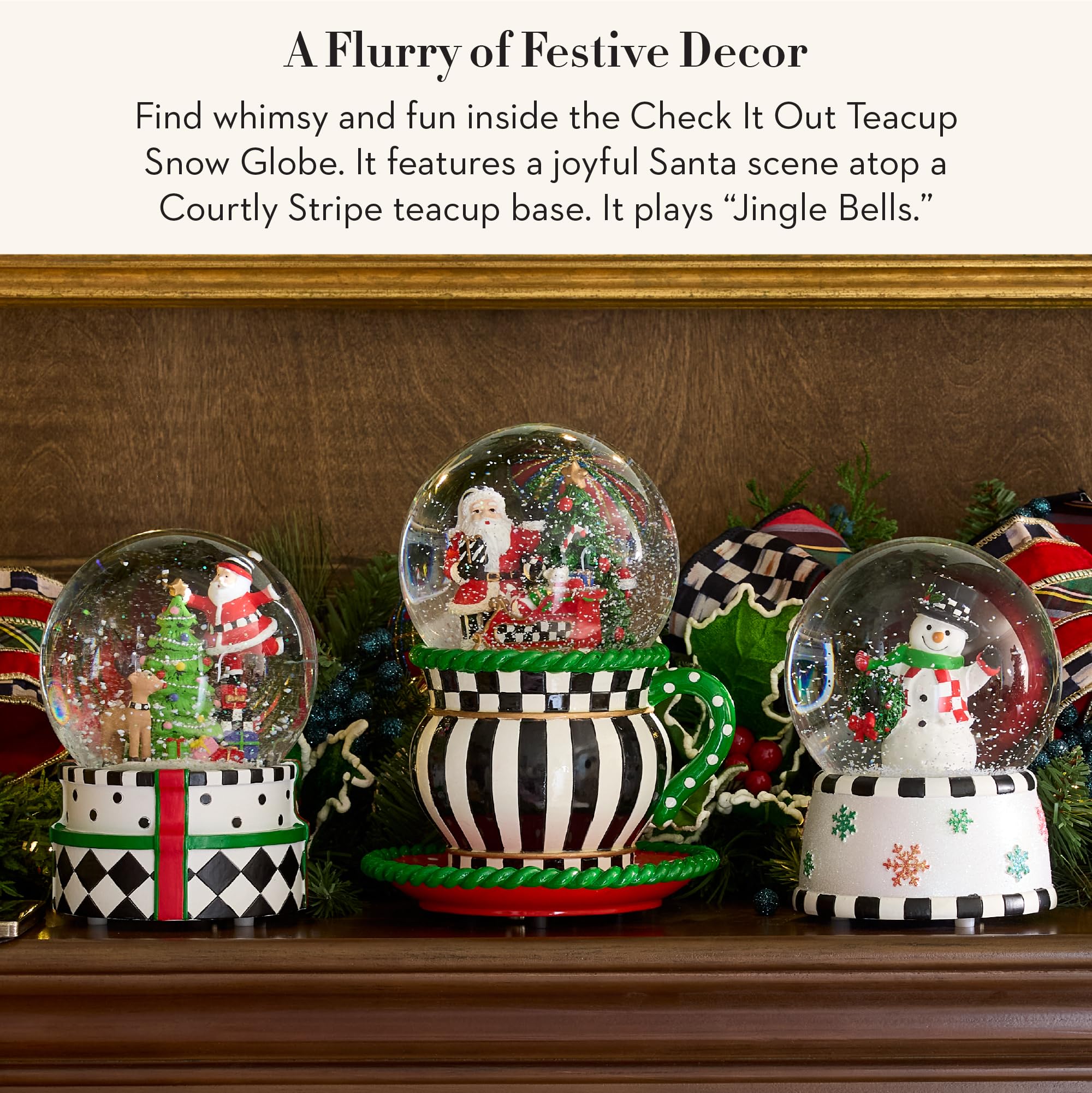 Amazon.com: MacKenzie-Childs: Snow Globes & Tabletop Decor