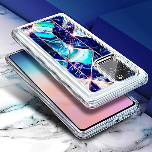 Miniatura 6 de NZND Funda para Samsung Galaxy S10 Lite (2020) con protector de pantalla de vidrio templado (cobertura completa), acabado brillante y elegante,