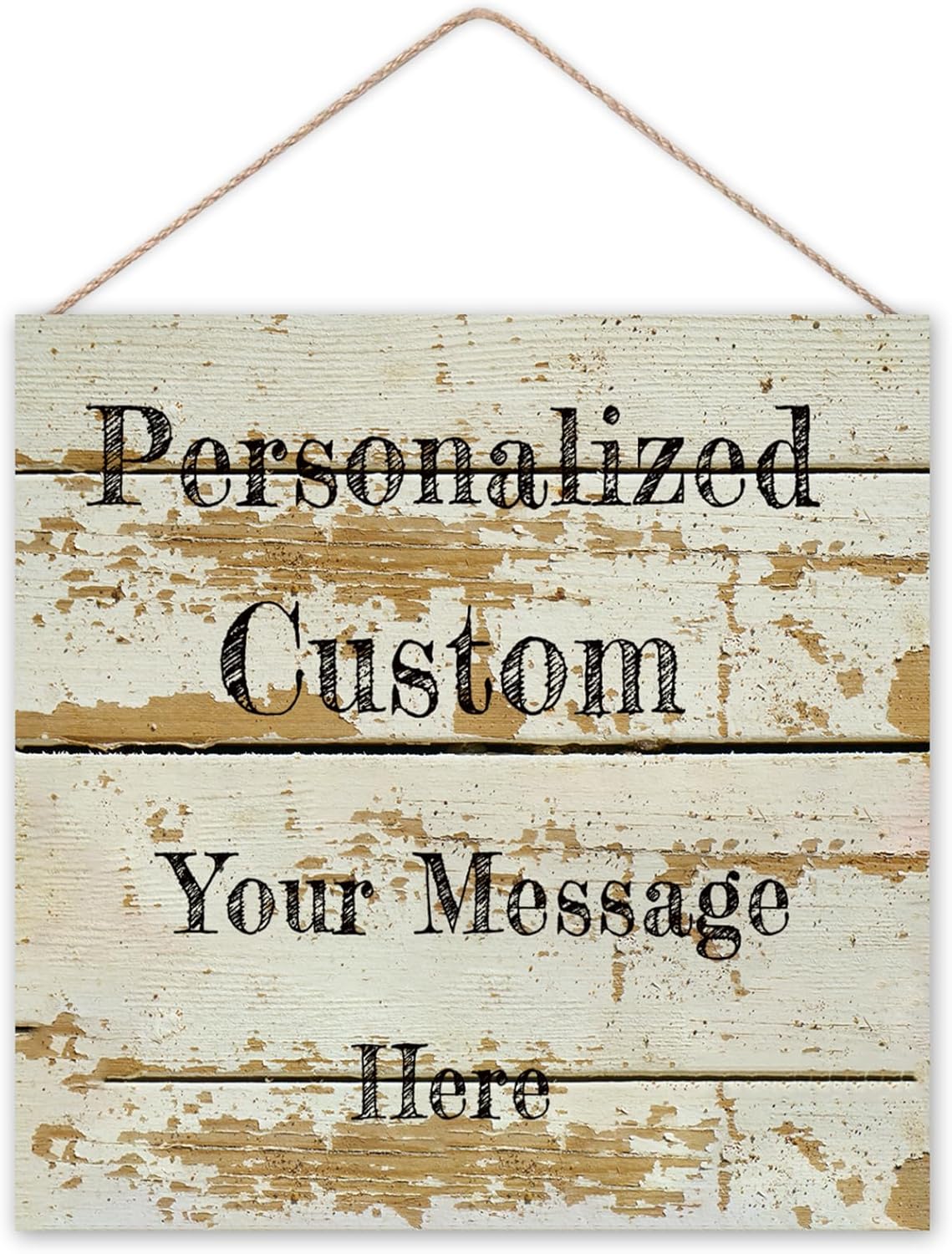 Custom Wood Signs Personalized Text Door Signs for Home Decor Customized Plank Gifts for Family Wedding Farmhouse Kitchen