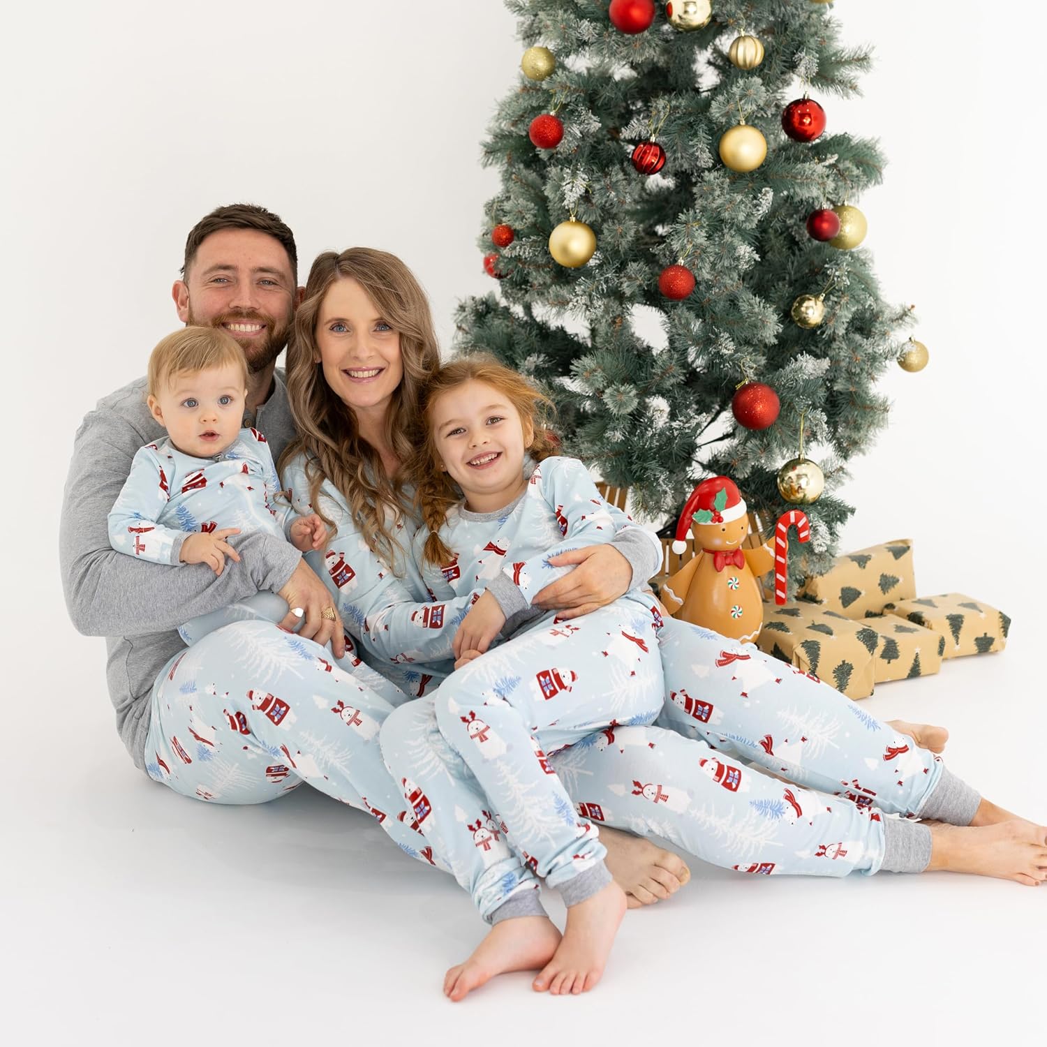 Owlivia Christmas Halloween Pajamas For Family, Organic Cotton Holiday Pjs Matching Sets