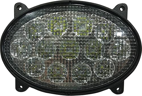 Miniatura 1 de Tiger Lights TL8220 - Luz LED interior ovalada para capó compatible con John Deere 8230T, 8245R, 8270R, 8295RT, 8320, 8330T, 8345RT, 8420, 8430T,