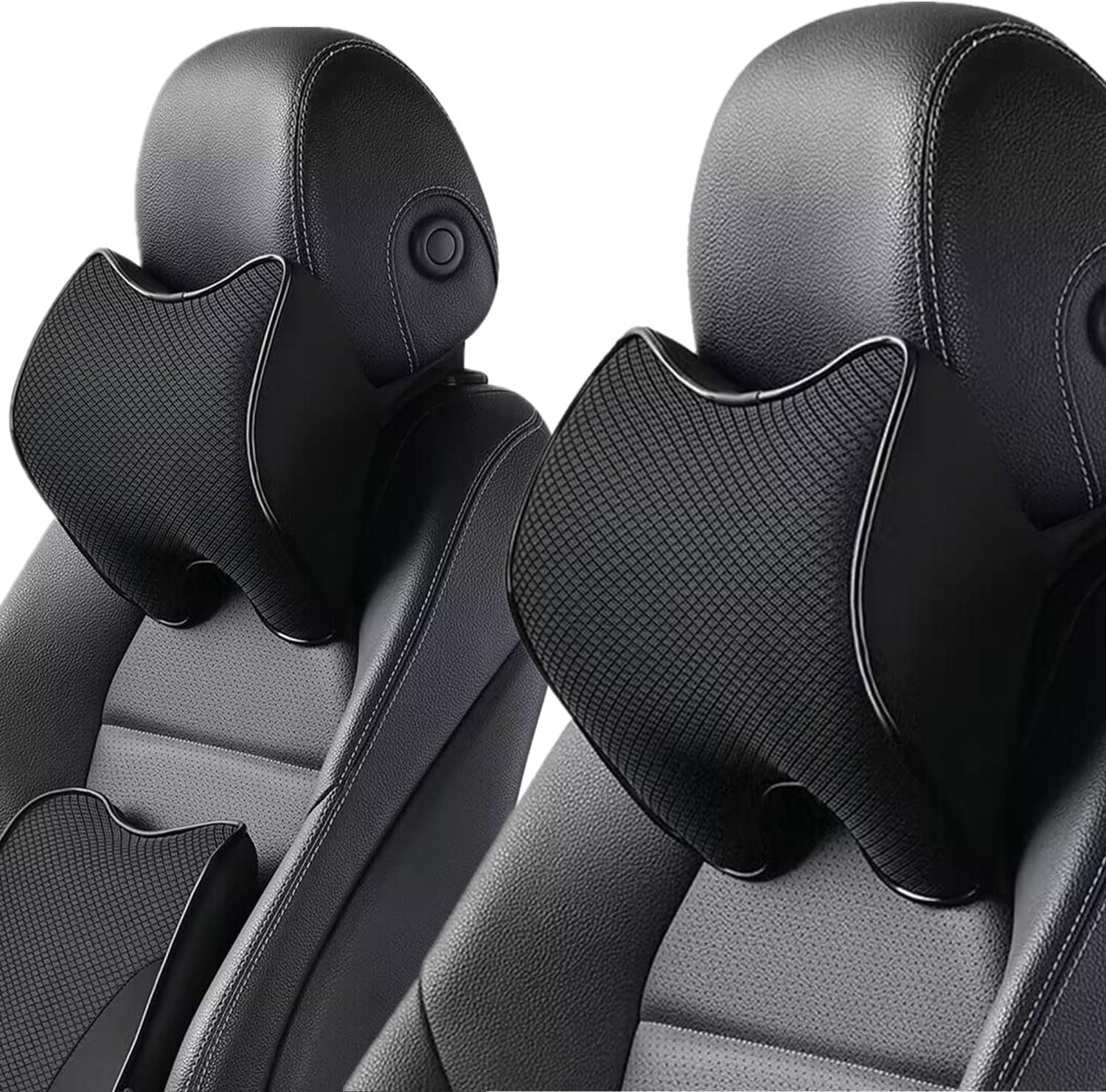 Car Neck Support Pillow,Car Neck Pillow for Relieving Neck Fatigue 100% Soft Memory Foam,Ergonomic Design
