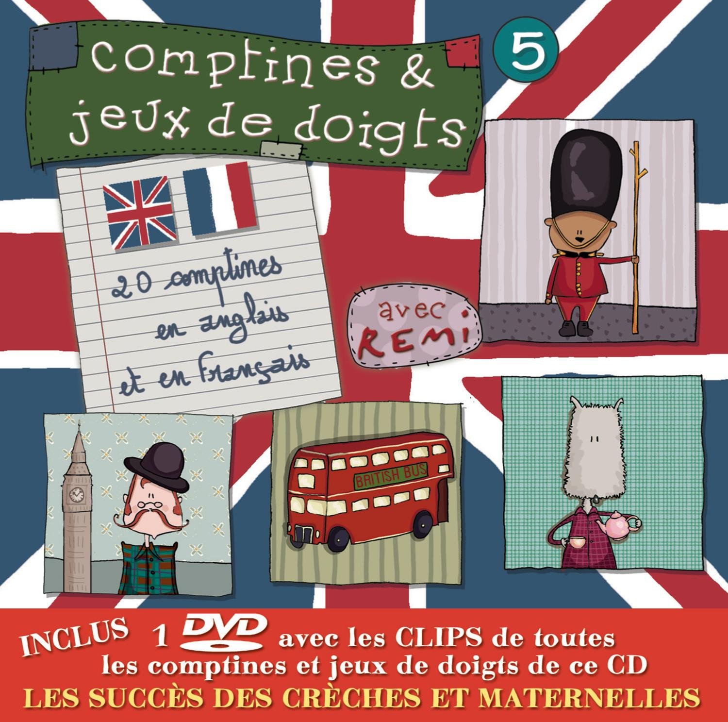 Vol. 5-Comptines Et Jeux de Doigts [Audio CD] Remi