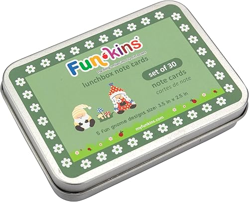 Miniatura 5 de Funkins - Fiambrera escolar para niños, divertidas tarjetas para inspiración, motivación, afirmaciones positivas y amor de padres a niños, sin