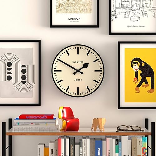 Miniatura 3 de JONES CLOCKS Reloj de pared redondo Tiger - Reloj redondo - Reloj moderno - Reloj de pared de diseñador - Reloj de cocina - Reloj de sala de estar -