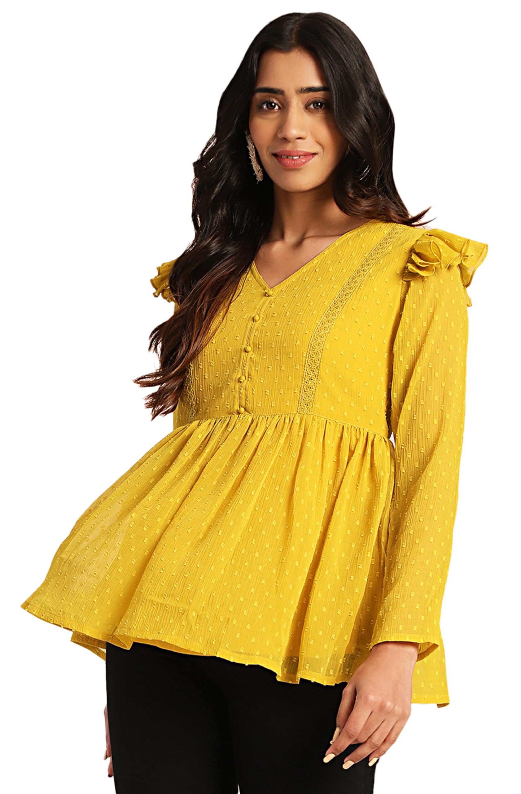 janasya Women's Solid Regular Fit Top-picture-23