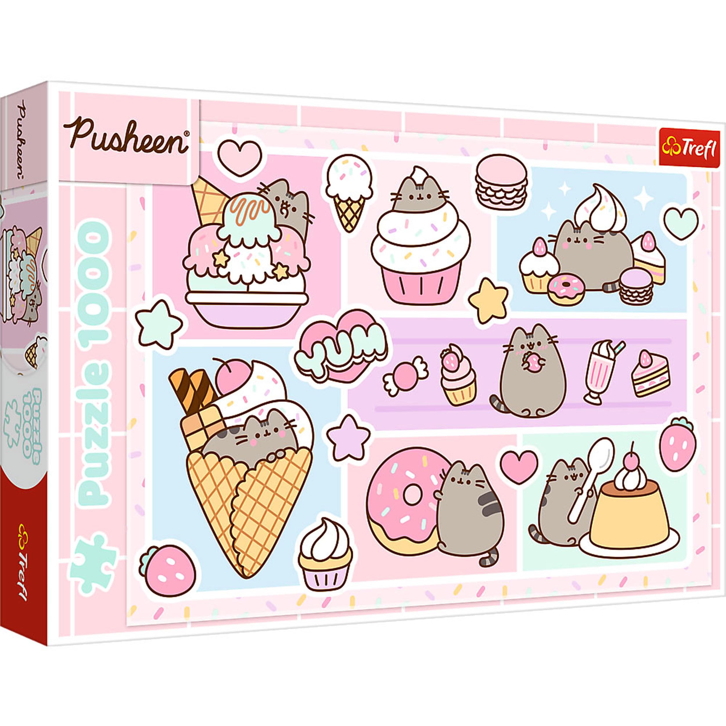 Trefl, Dolce Pusheen-10938 1000-Piece Creative Entertainment Puzzle for Adults and Children from 14 Years, Multicoloured, 10938