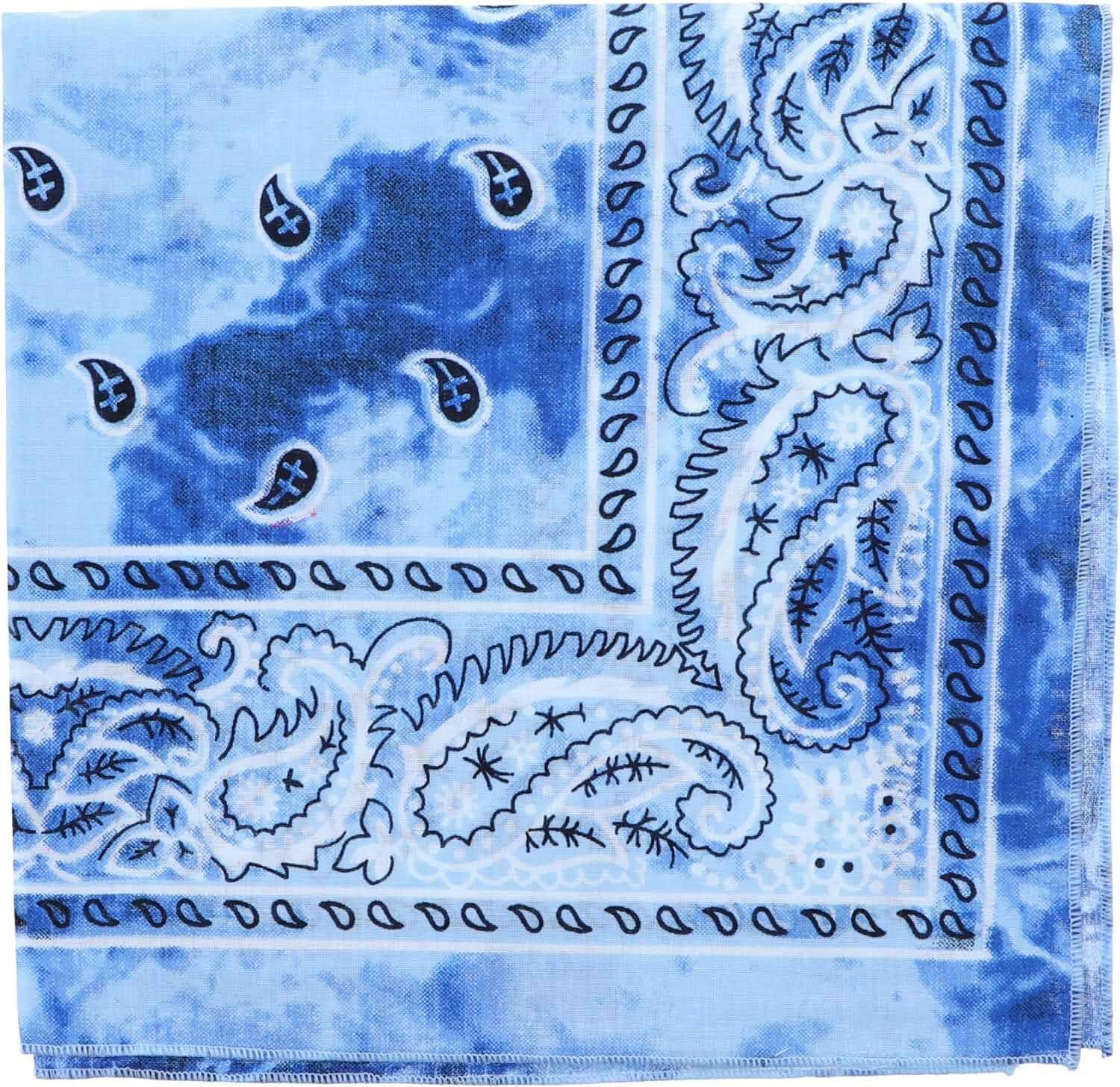 Motique Accessories Tie Dye Paisley Bandana