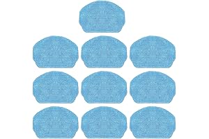 Mop Cloth Replacement Parts for Tikom G8000 Robots, 10 Pack Reusable Microfiber...