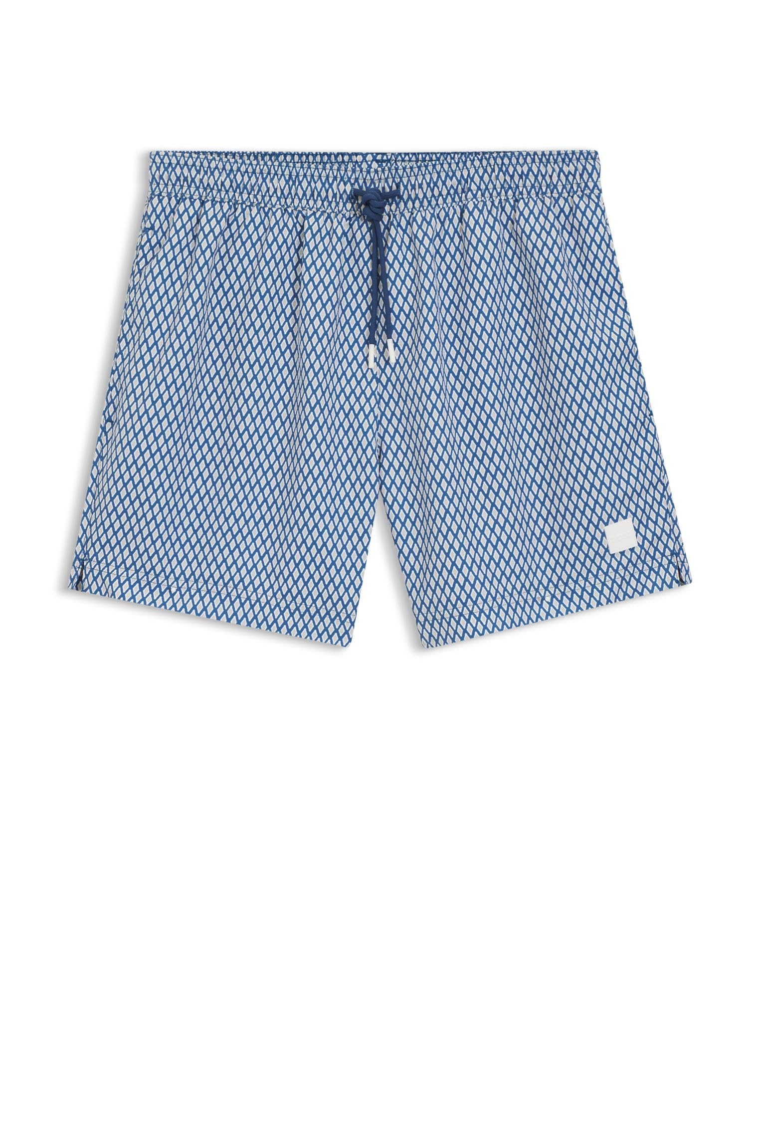 Boss Blue Vibe Swim Shorts - Jacquard - Medium