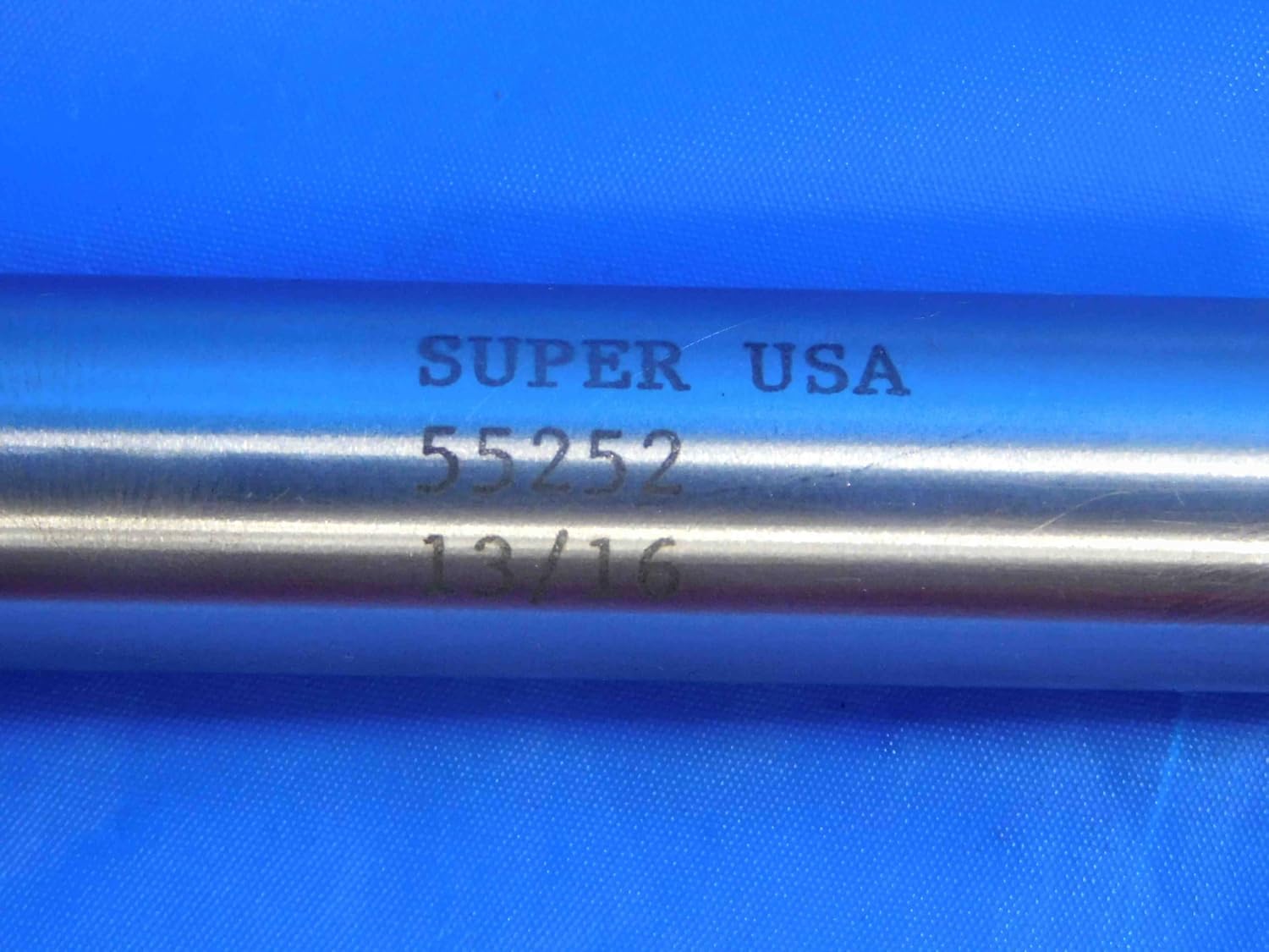 Super USA 13/16 O.D. HSS Carbide Tipped Chucking Reamer 6 Flute CNC MILLING KM1 - AJ0115AF4