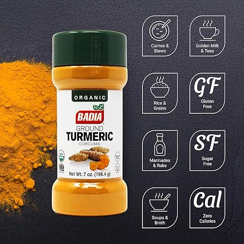 Vista 9 de Badia Cúrcuma orgánica, 2 onzas