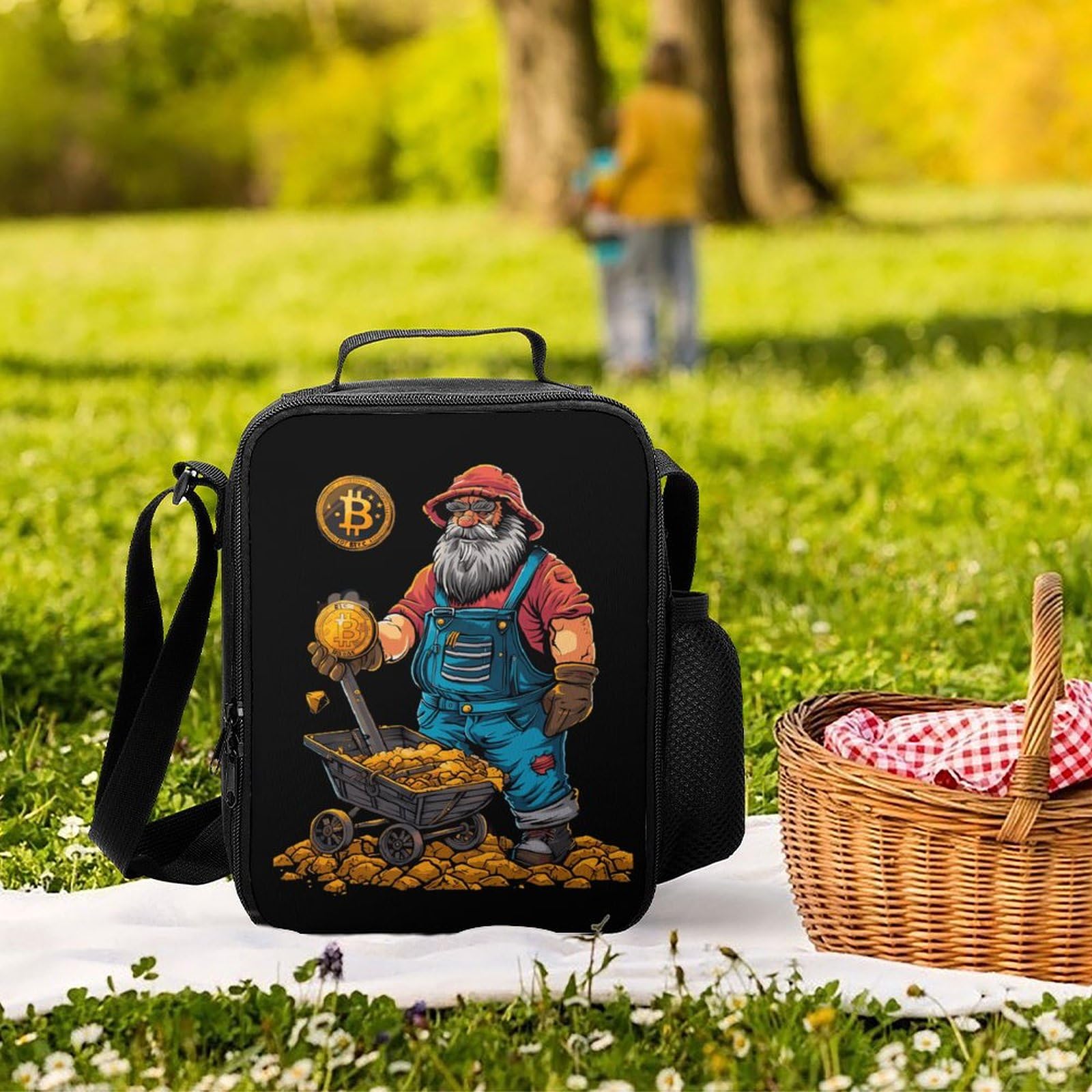 Bitcoin Miner Insulated Lunch Bag Portable Tote Bag Reusable Lunch Box  Funny Cooler Container for Office Work Picnic : Amazon.ca: Home