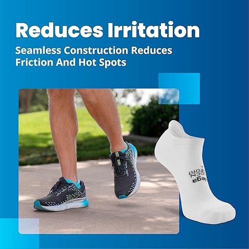 Miniatura 5 de Balega Calcetines deportivos de rendimiento Hidden Comfort invisibles para correr para hombre (1 par)