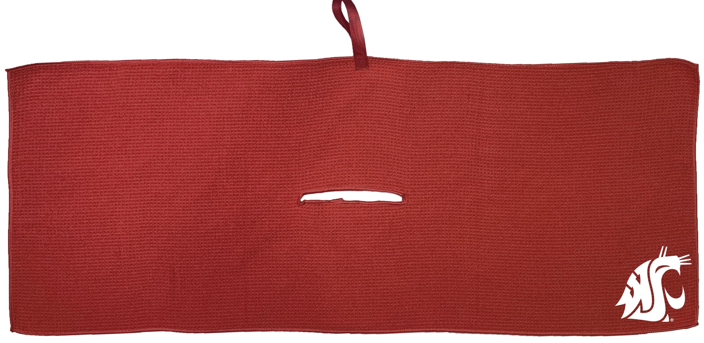 Team Golf NCAA Washington State Cougars Microfiber Golf Towel, 16x40 (Multicolor)