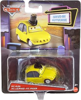 Disney Pixar Cars - A Bug's Life 1/55 Scale Diecast Collectable Character Car Spin-Off Model Vehicle - P.T. Flea
