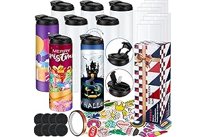 Sublimation Mason Jars with Lids and Straws 8 Pack