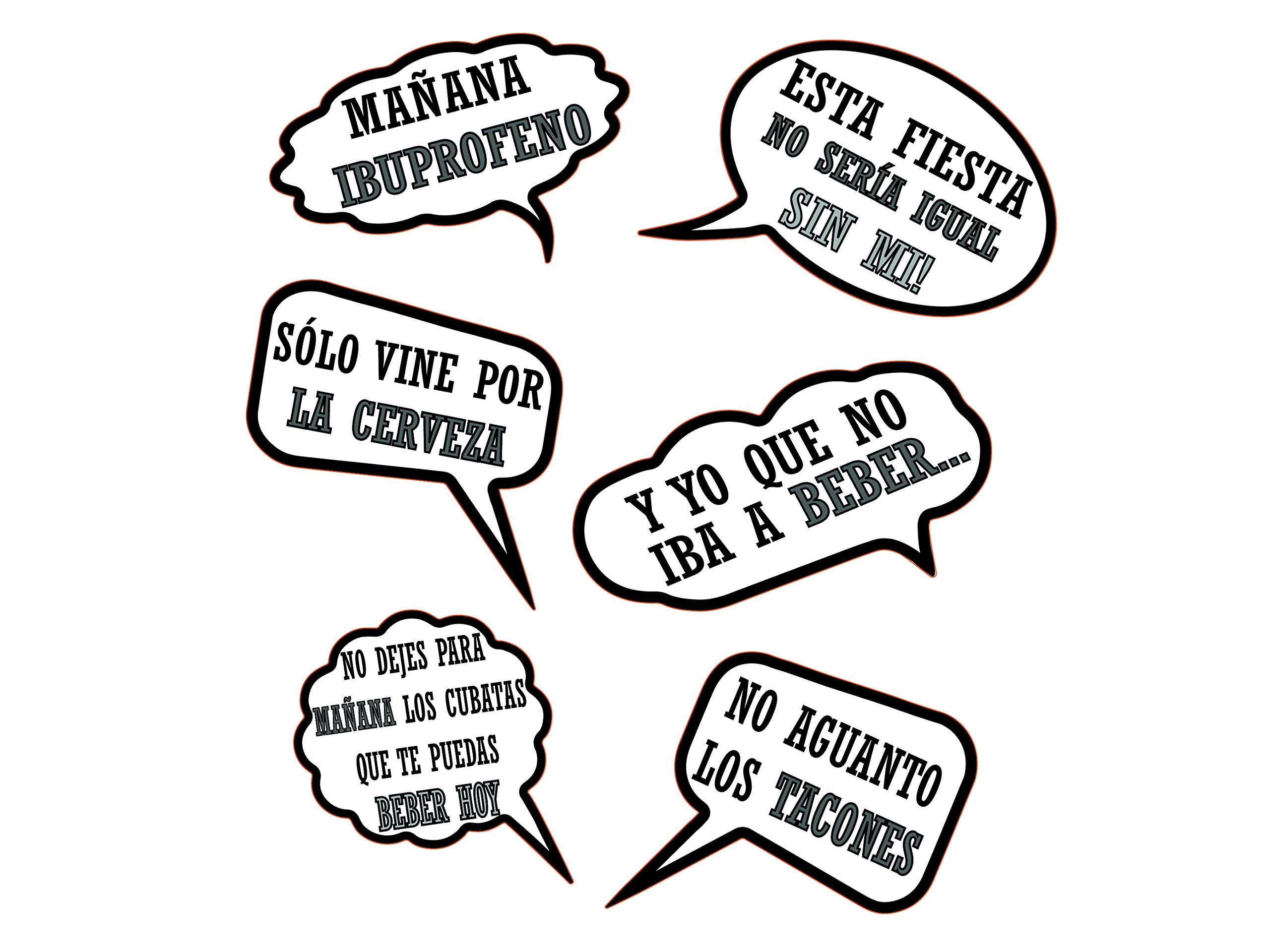 Oedim Atrezzos Photocall Frases Graciosas 100 x 100cm | Complementos para Photocall| Ideas para Regalos Personalizados de Bodas
