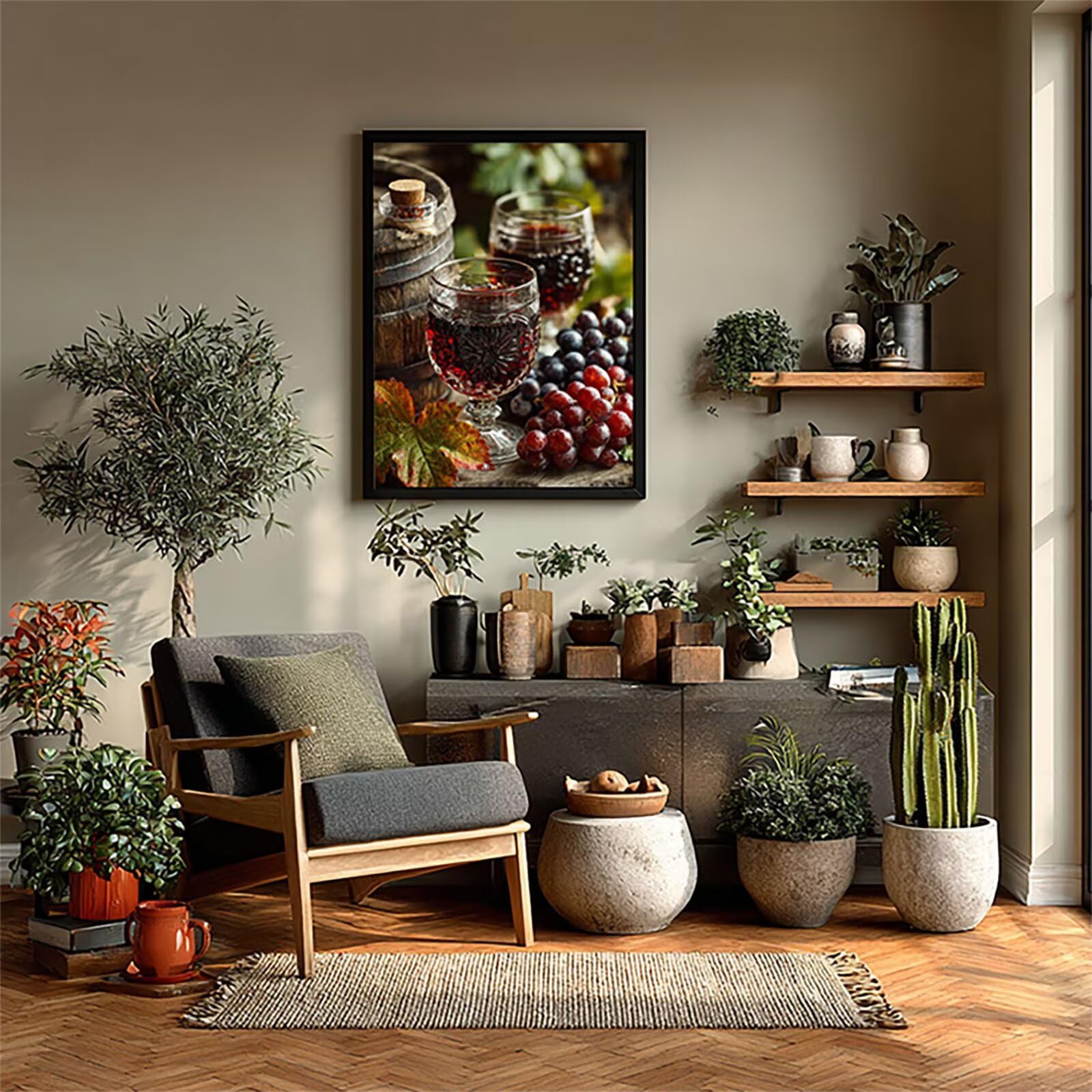 Diamentowe malowanie winogron, DIY diamentowe malowanie dla dorosłych wino, 5D DIY Dorośli 5D, zestawy rysunków diamentowych, DIY ścieg krzyżykowy zestaw diamentów, dekoracja domu, prezent, 100 x 135
