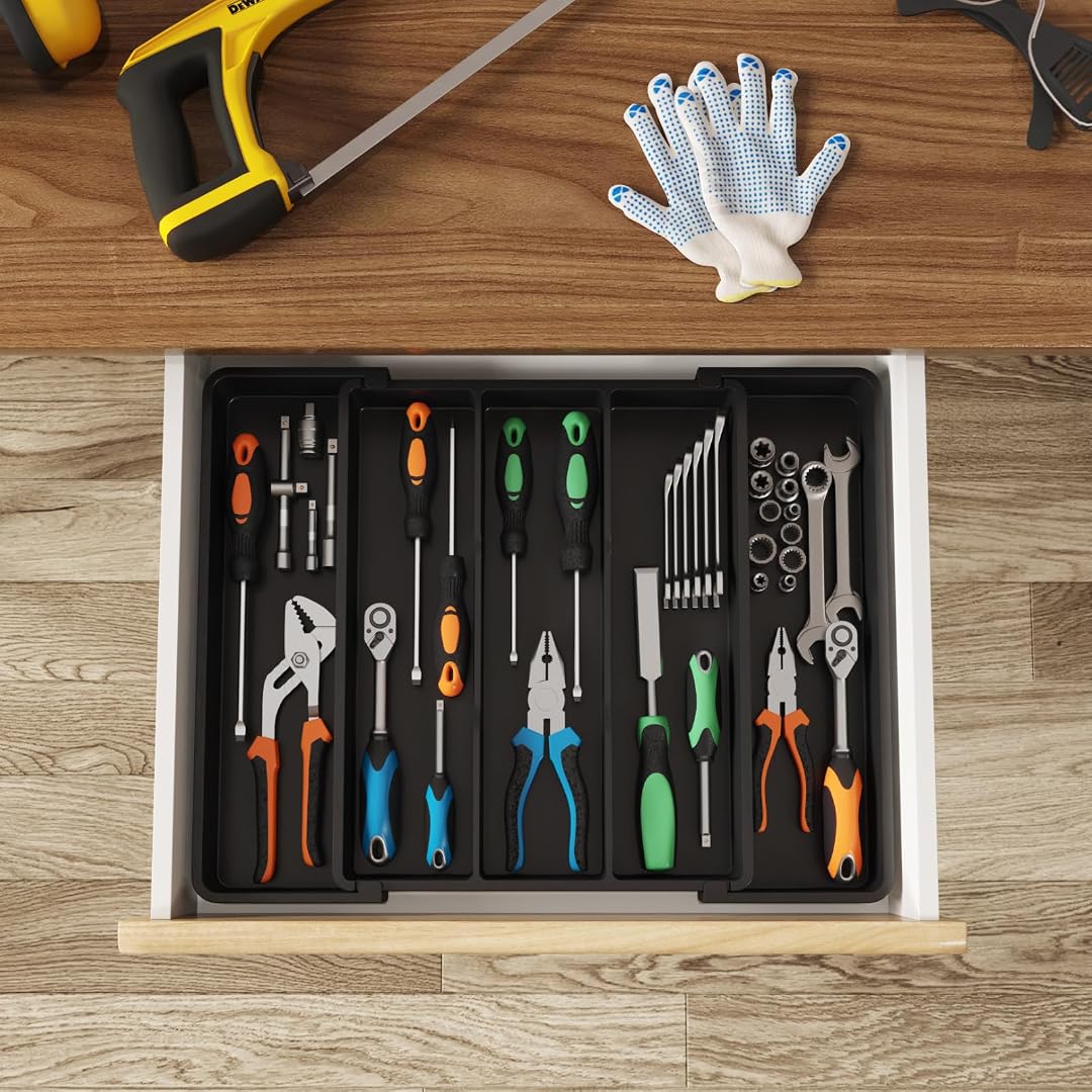 58% Off Lifewit Expandable Cooking Utensil Drawer Organizer