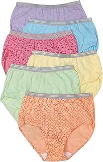 Women's 6-Pack Heather Brief Panties